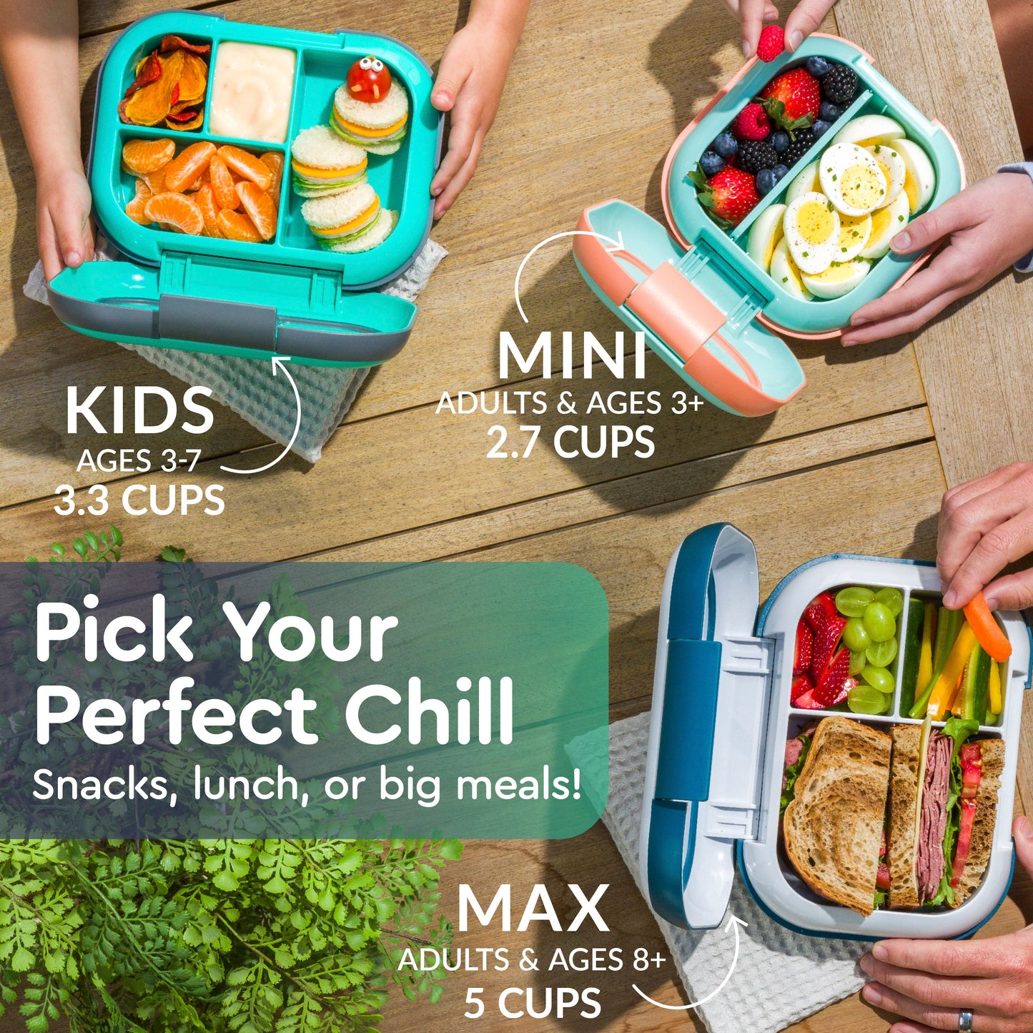 Bentgo® Chill Kids Lunch Box | Pick Your Perfect Chill - Snacks, Lunch, Or Big Meals