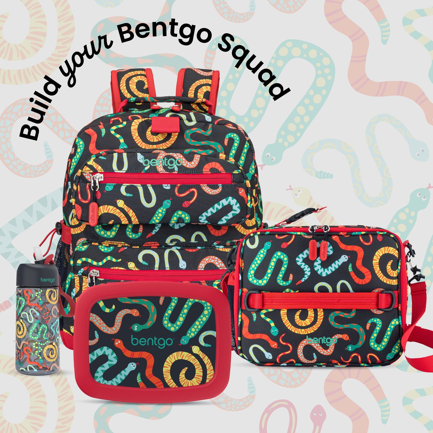 Bentgo Kids Prints Lunch Bag - Sssnakes | Build Your Bentgo Squad
