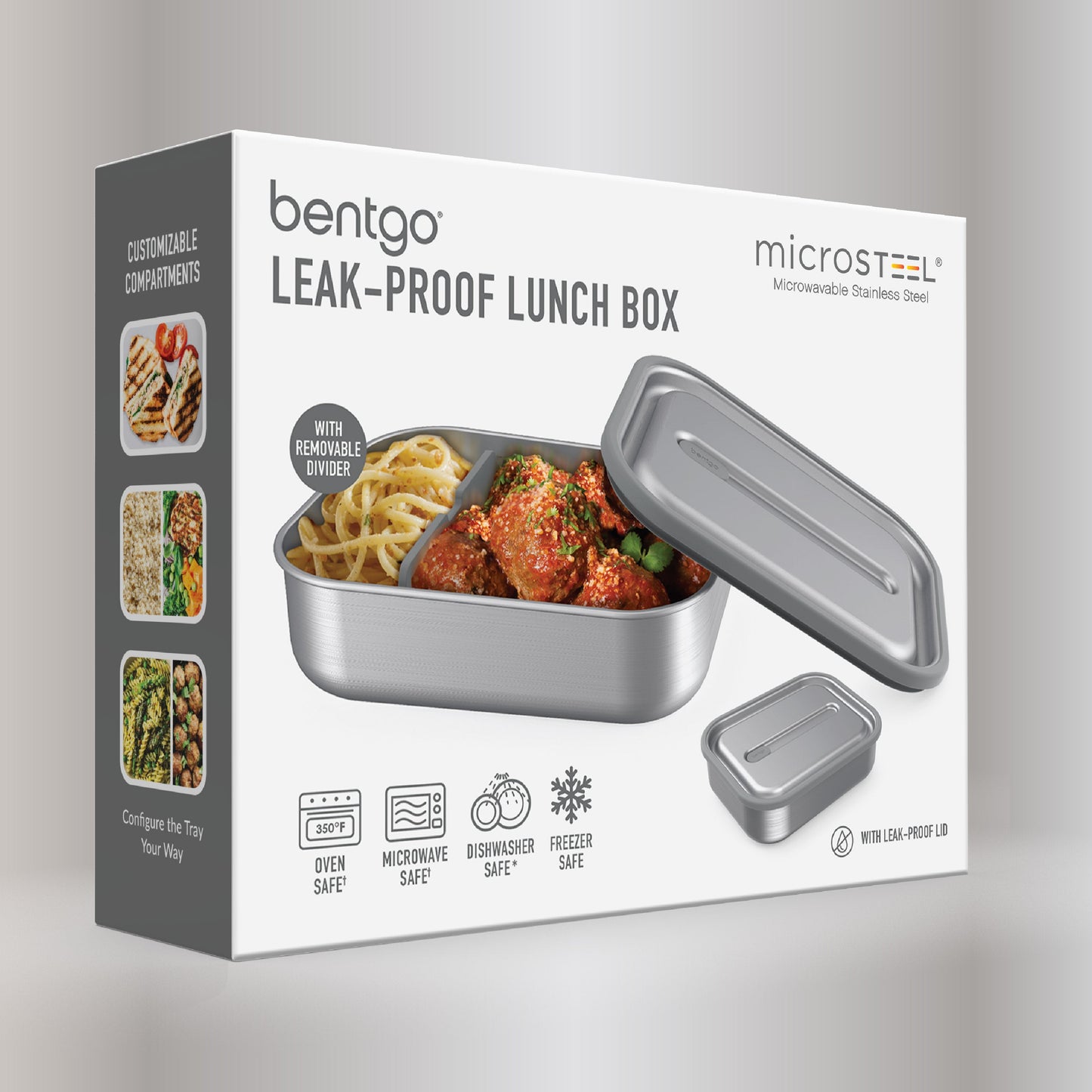 Bentgo® MicroSteel Lunch Box - Stainless Steel | Packaging