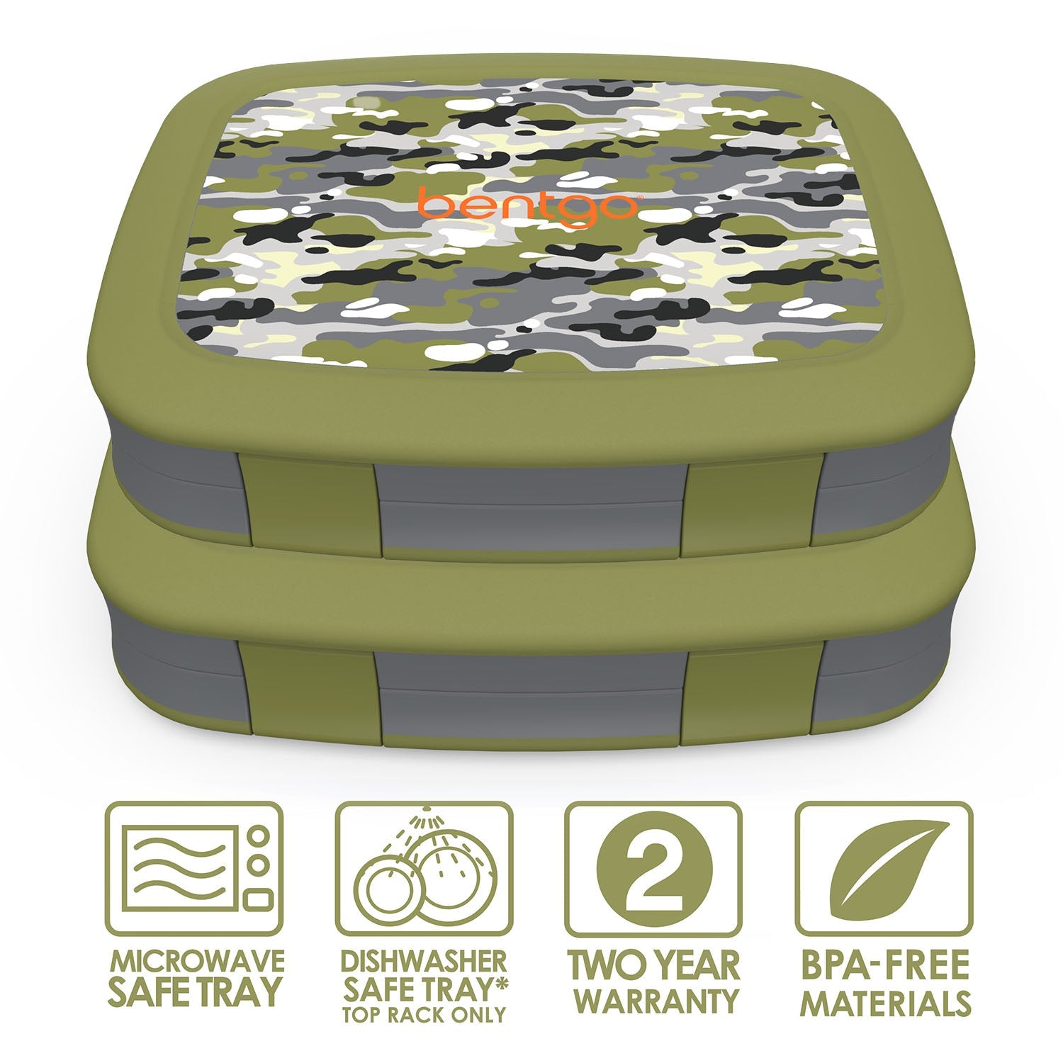 Bentgo Kids Prints Lunch Box - Camouflage