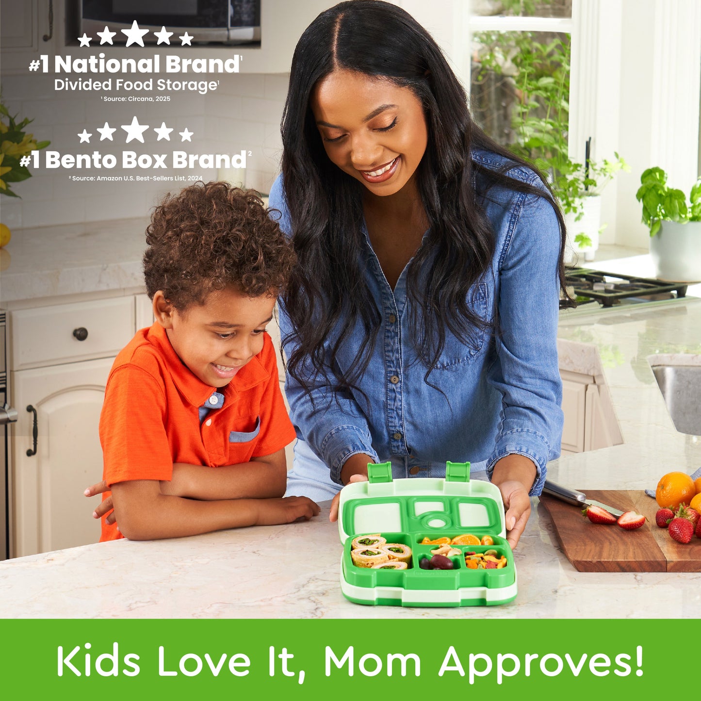 Bentgo® Kids Lunch Box (2-Pack) - Green | Kids Love It, Mom Approves!