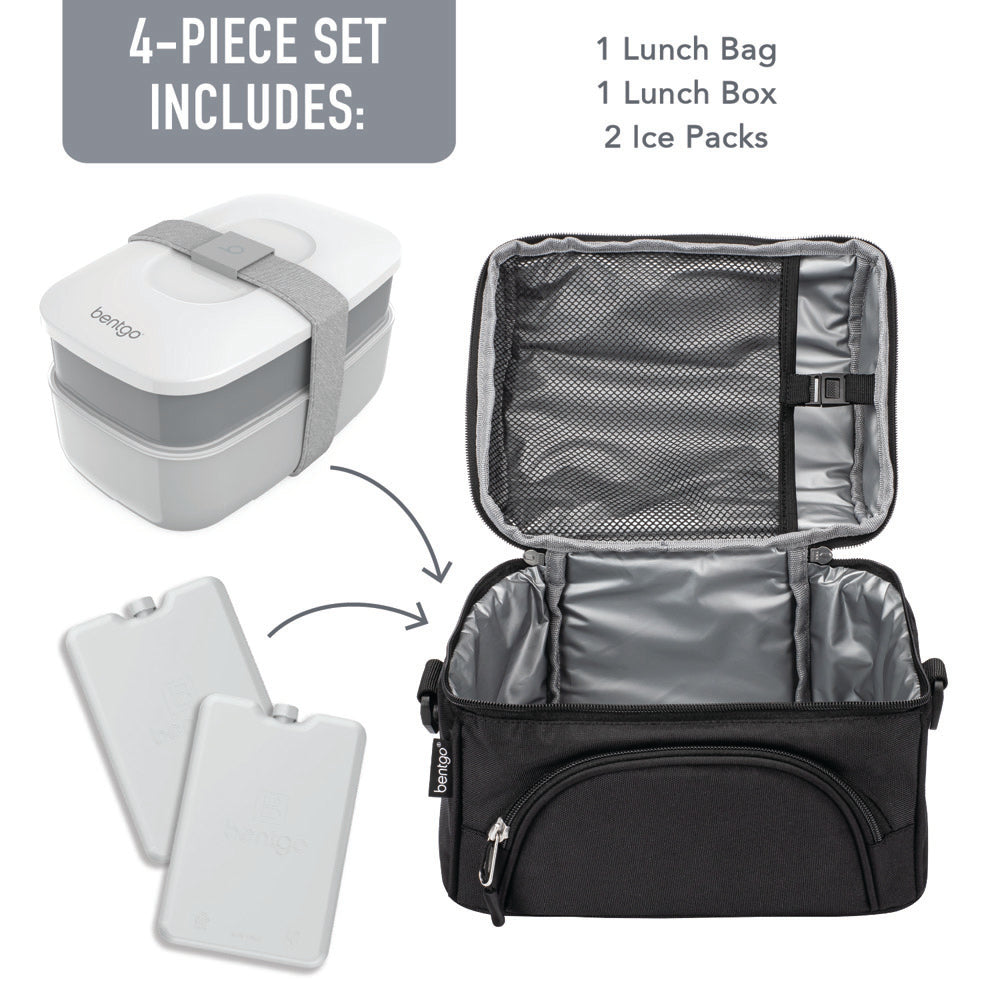 Bentgo® Deluxe 4-Piece Lunch Set