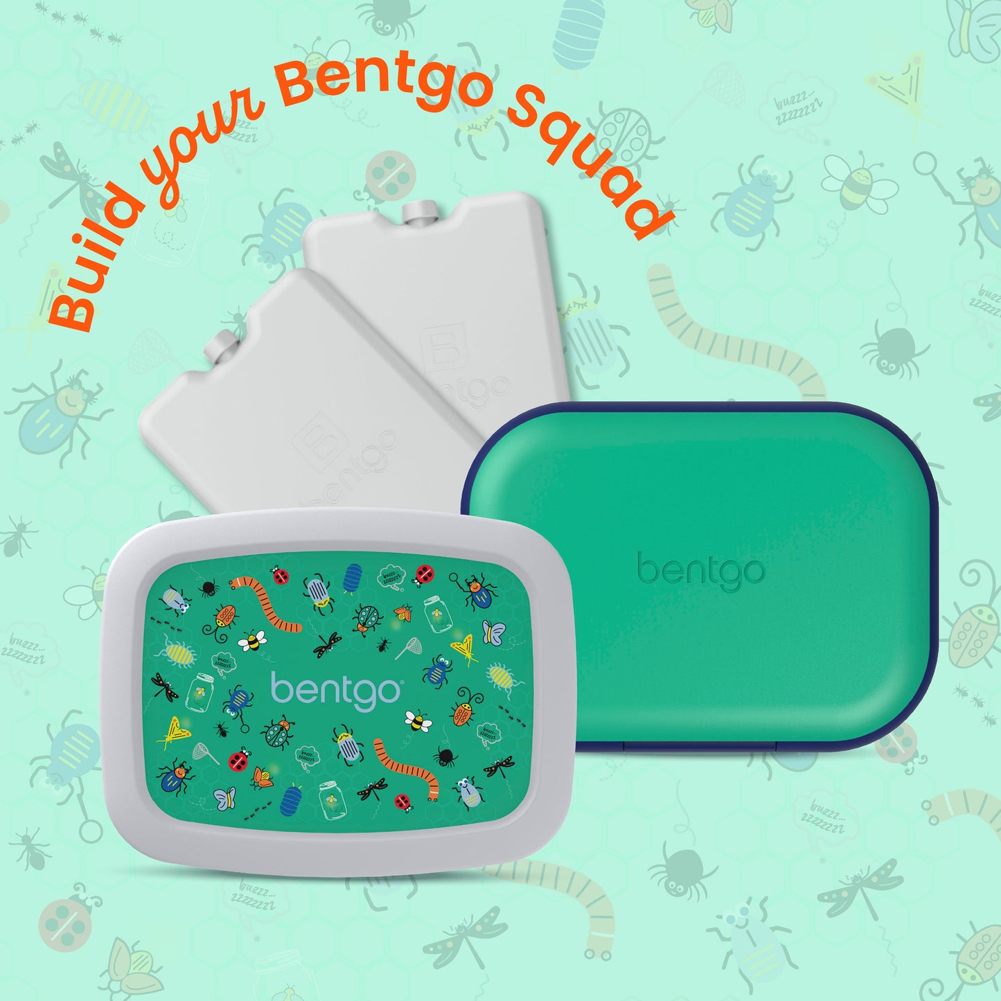 Bentgo Kids Prints Backpack - Bug Buddies | Build Your Bentgo Squad