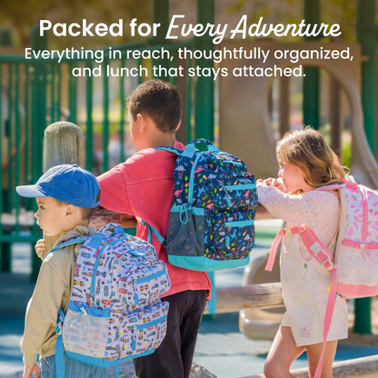 Bentgo Kids Prints Backpack - Cowgirl Dreams | Packed For Every Adventure - Everything In Reach, Thoughtfully Organized, And Lunch That Stays Attached