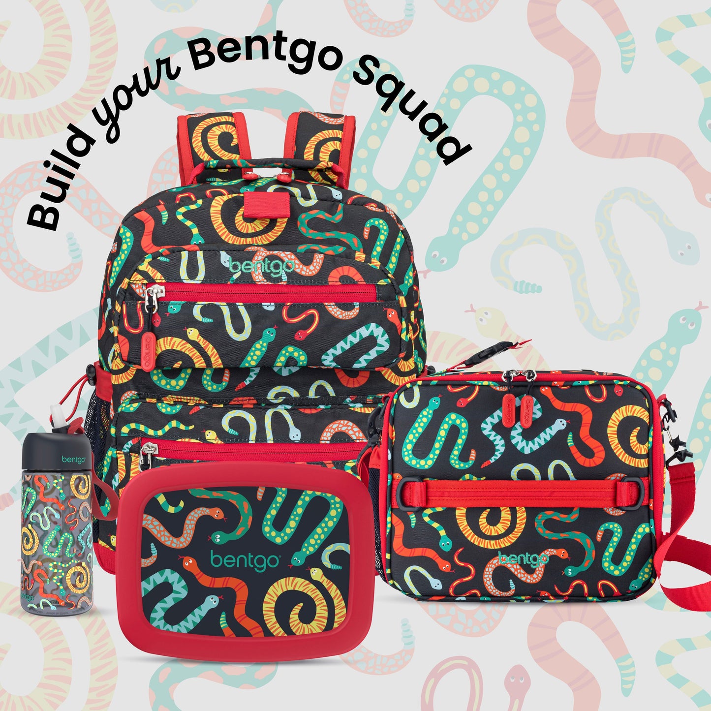 Bentgo Kids Prints Backpack - Sssnakes | Build Your Bentgo Squad