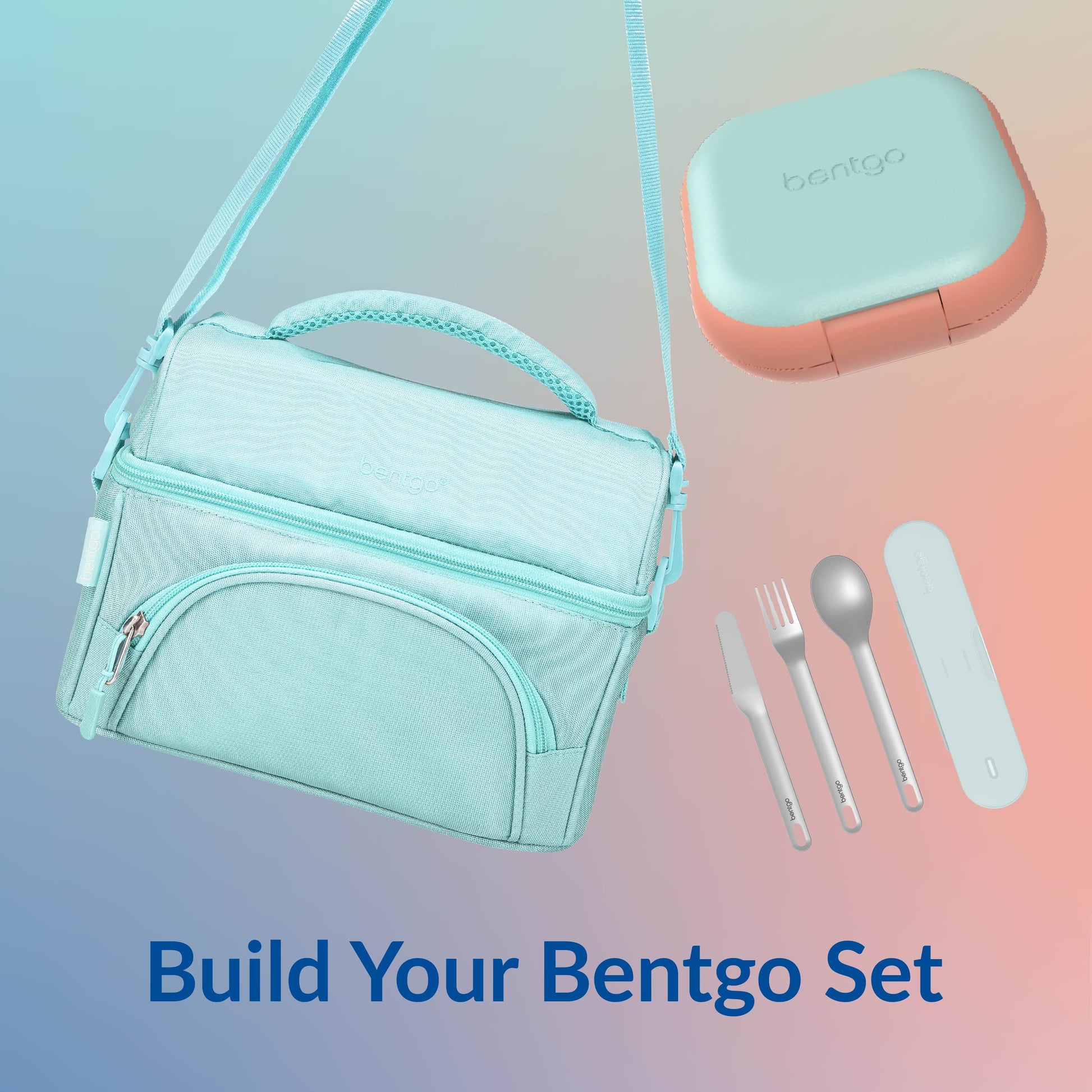 Bentgo® Chill Mini Lunch Box (2-Pack) - Seaside Papaya | Pick Your Perfect Chill - Snacks, Lunch Or Big Meals!