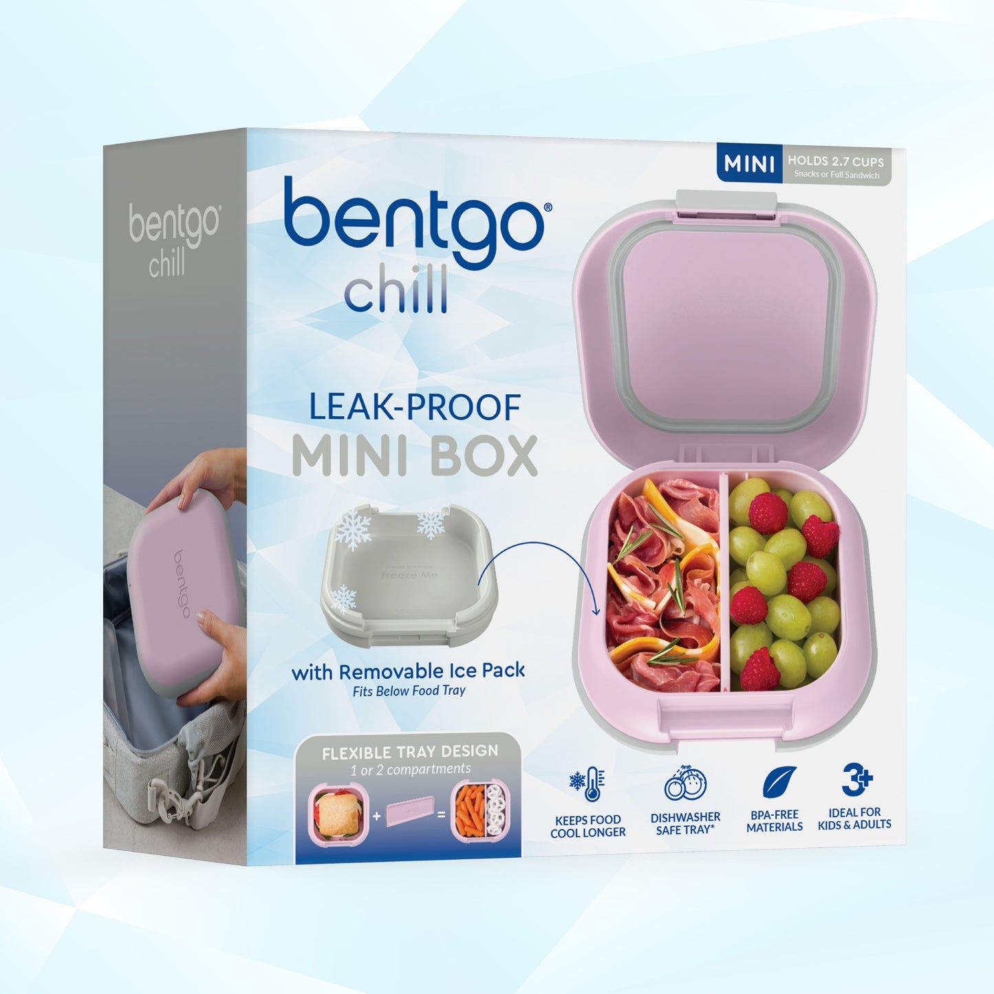 Bentgo® Chill Mini Lunch Box - Lilac Mist | Packaging Image