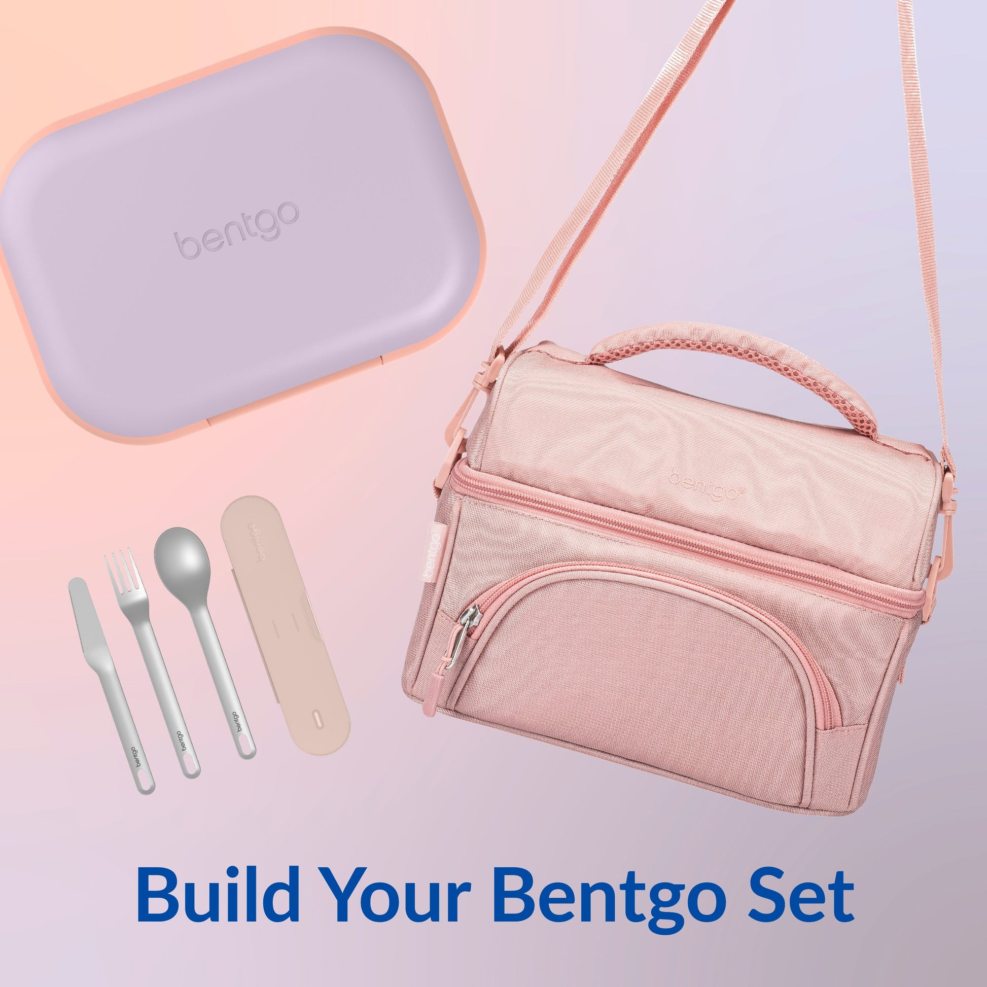 Bentgo® Chill Max Lunch Box - Lavender and Peach | Build Your Bentgo Set