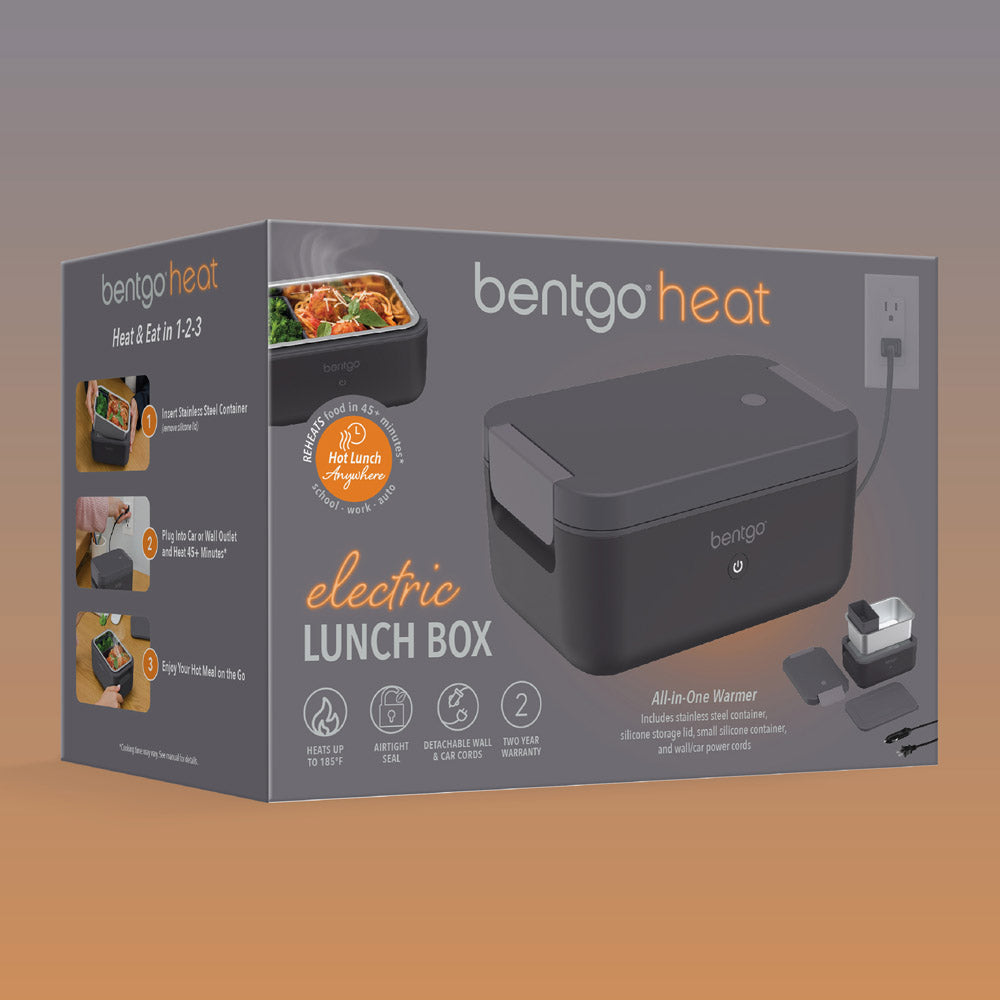 Bentgo® Heat Electric Lunch Box - Obsidian | Packaging