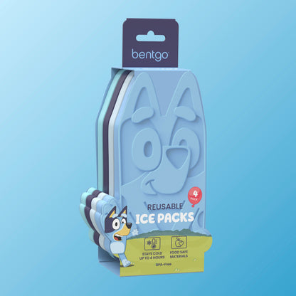Bentgo + Bluey Reusable Ice Packs (4-Pack) - Bluey | Product Packaging