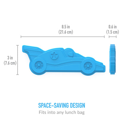 Bentgo Buddies Reusable Ice Packs (4-Pack) - Race Cars | Product Dimensions