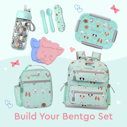 Bentgo® Kids Snap & Go Lunch Box (2-Pack) | Puppy Love - Build Your Bentgo Set