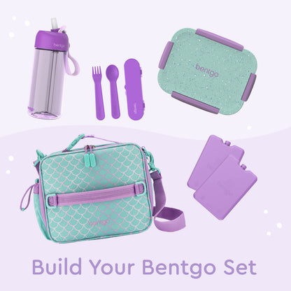 Bentgo® Kids Snap & Go Lunch Box (2-Pack) | Vivid Orchid Speckle - Build Your Bentgo Set