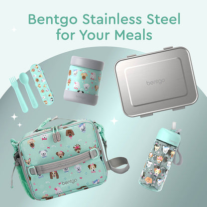 Bentgo® Kids Stainless Steel Food Jar - Puppy Love | Bentgo Stainless Steel For Your Meals