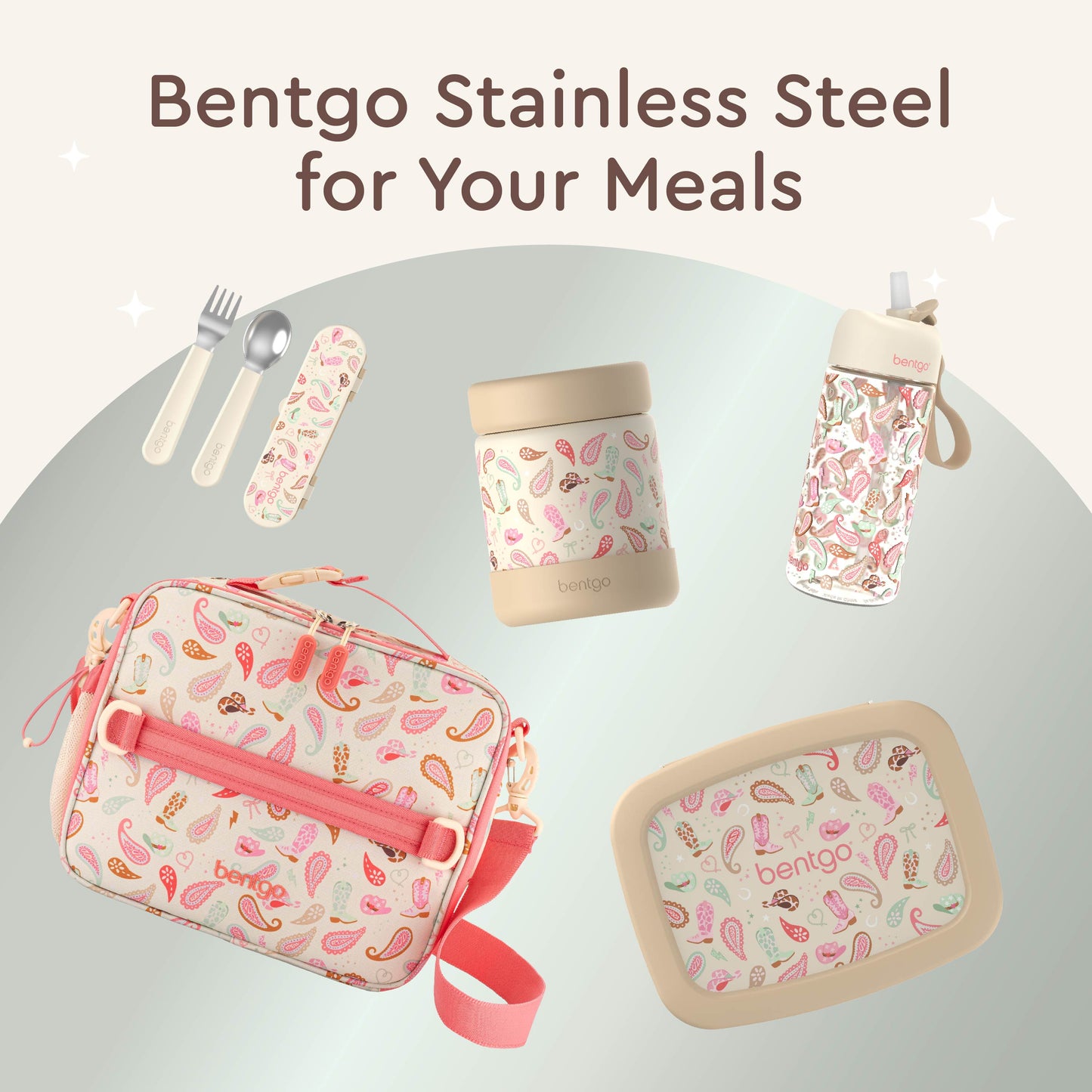 Bentgo® Kids Stainless Steel Food Jar - Cowgirl Dreams | Bentgo Stainless Steel For Your Meals
