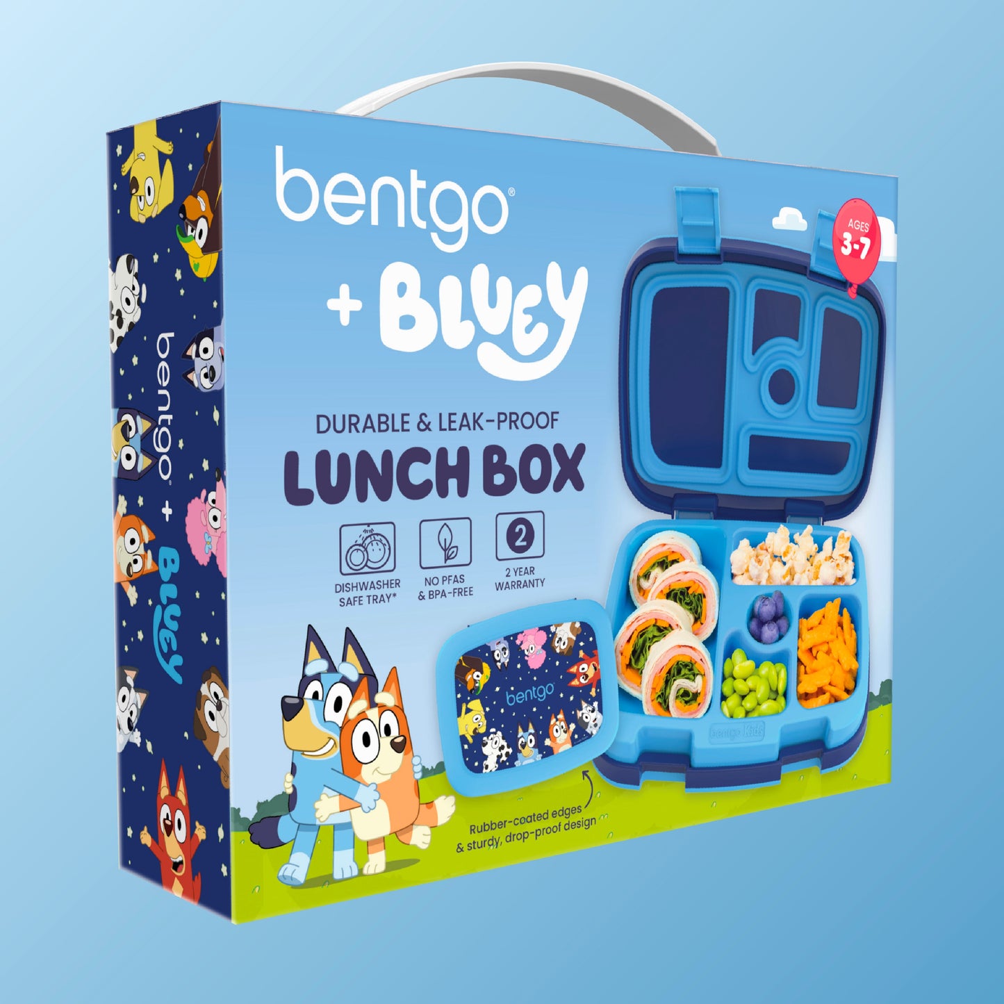 Bentgo + Bluey Kids Prints Lunch Box - Bluey’s Universe | Packaging