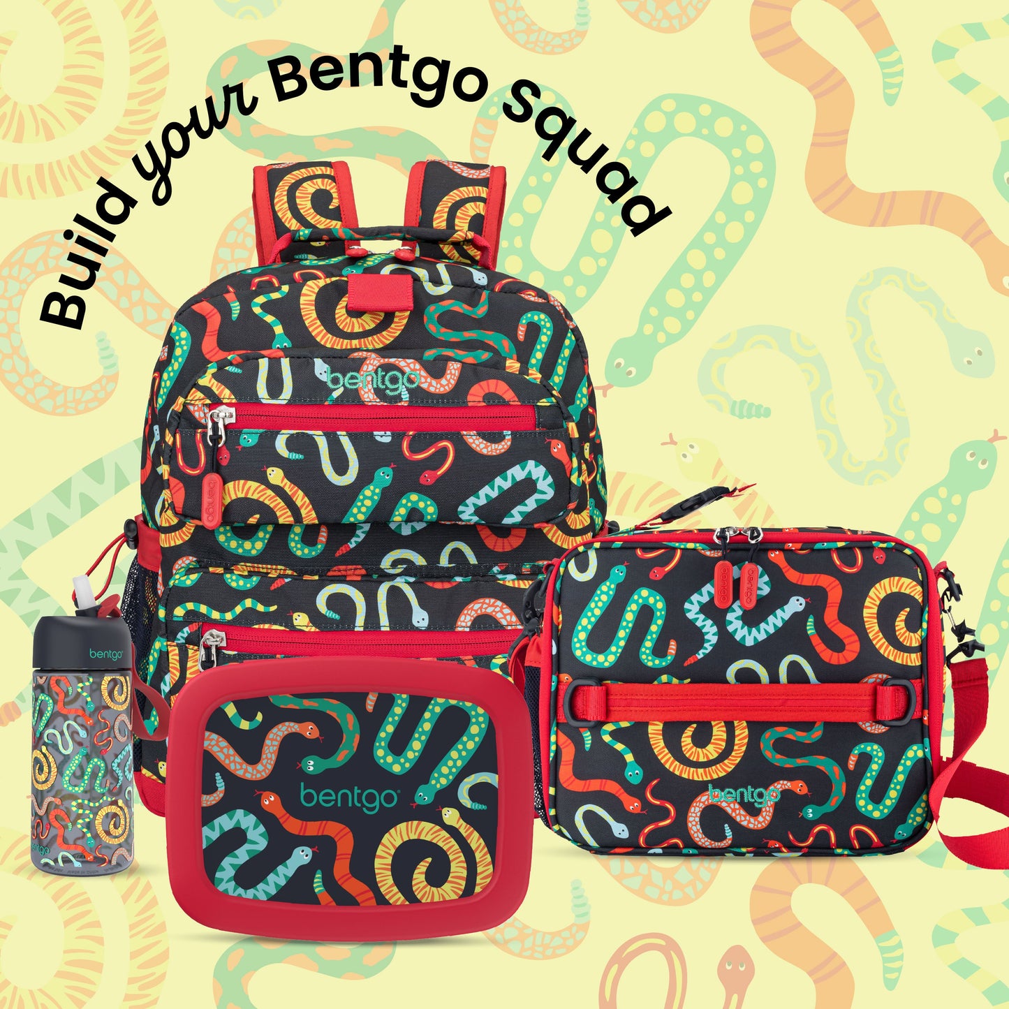 Bentgo Kids Prints Lunch Box - Sssnakes | Build Your Bentgo Squad