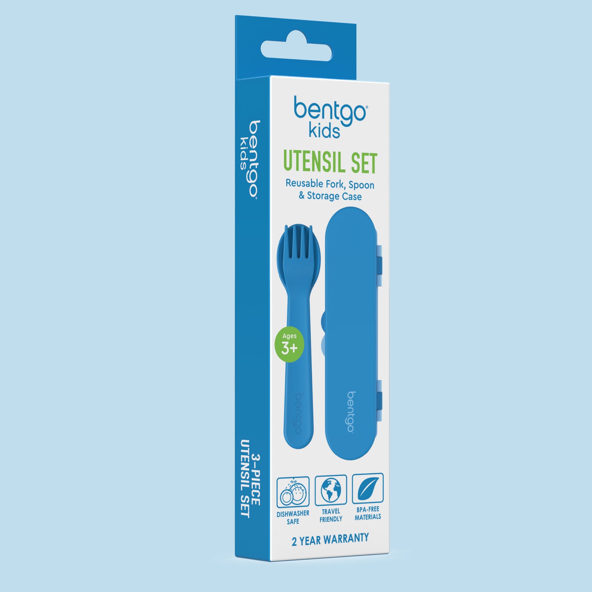 Bentgo® Kids Utensils Set - Blue | Packaging