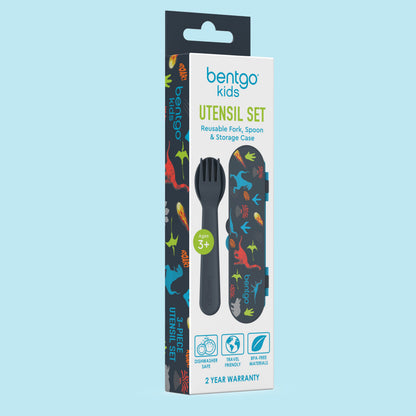 Bentgo® Kids Utensils Set - Dinosaur | Packaging