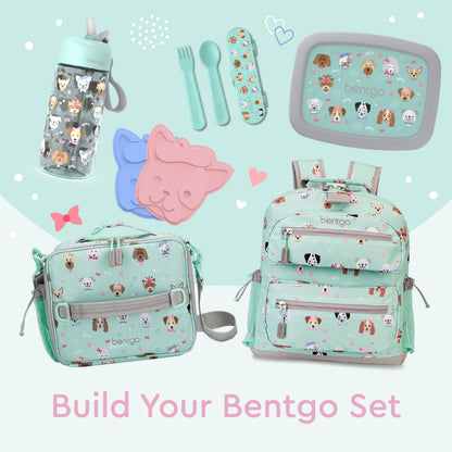 Bentgo® Kids Utensils Set - Puppy Love| Build Your Bentgo Set