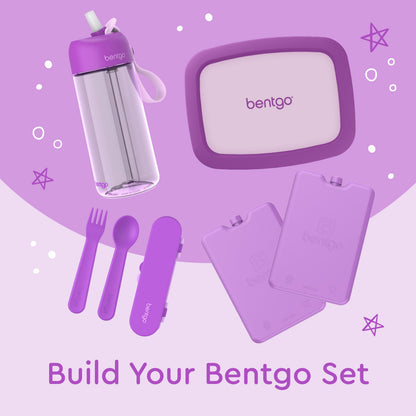 Bentgo® Kids Utensils Set - Purple| Build Your Bentgo Set