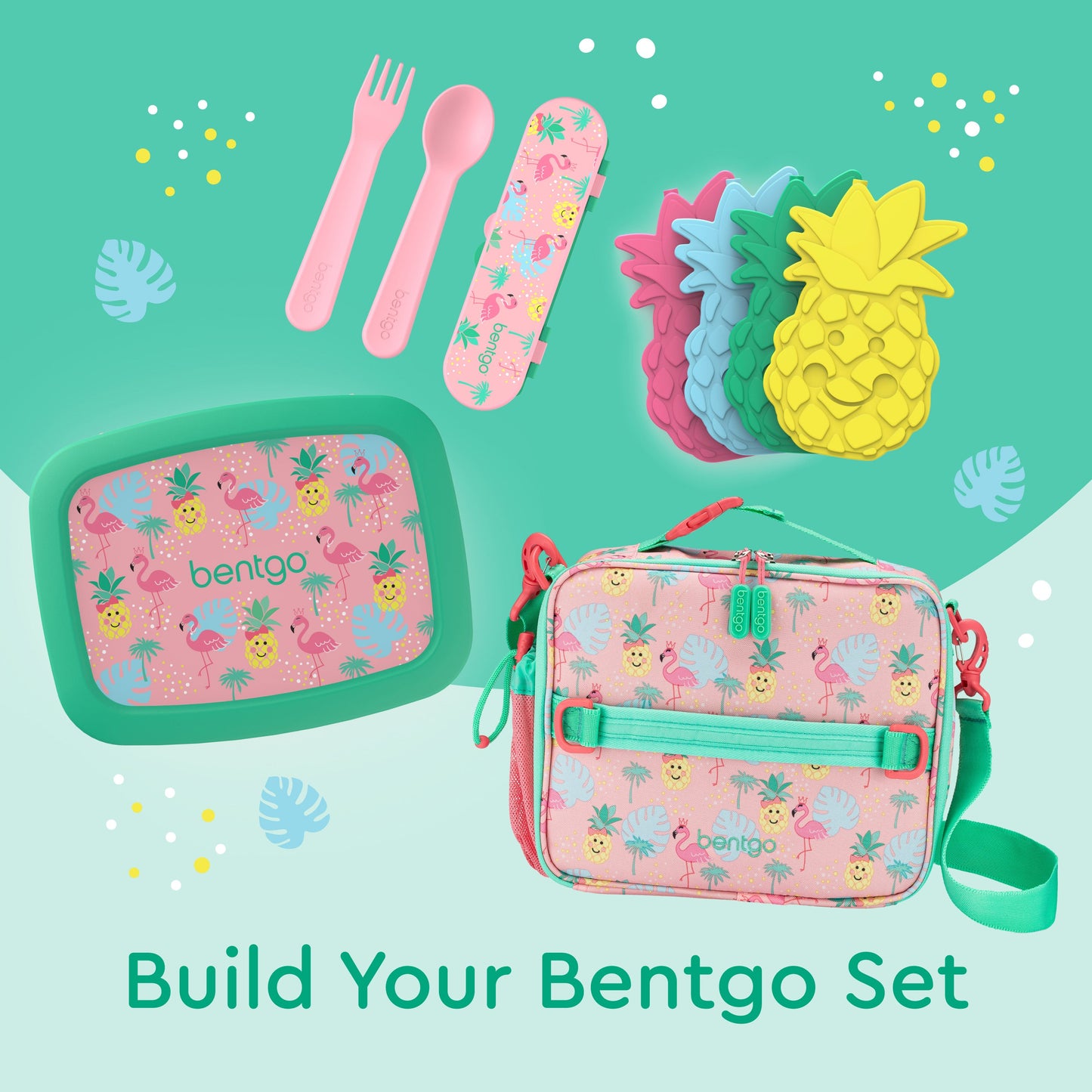 Bentgo® Kids Utensils Set - Tropical | Build Your Bentgo Set