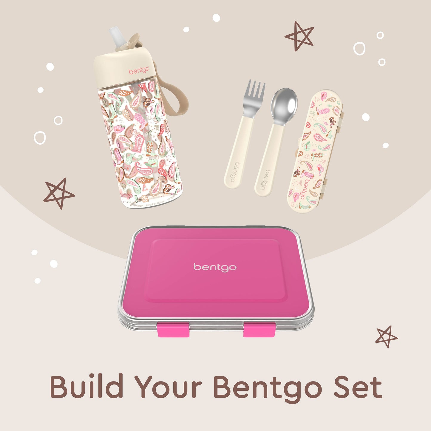 Bentgo Kids Water Bottle - Cowgirl Dreams | Build Your Bentgo Set