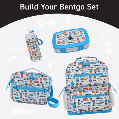 Bentgo Kids Water Bottle - Race Cars | Build Your Bentgo Set