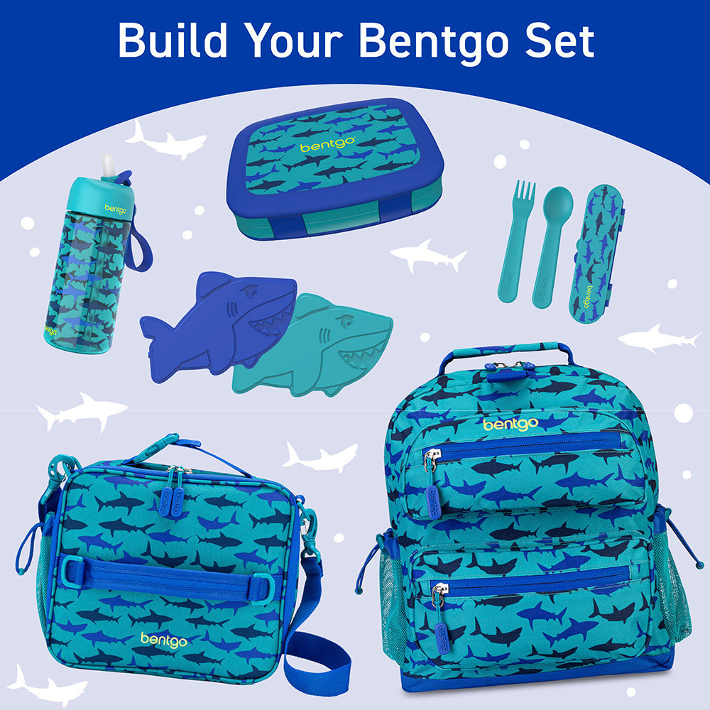 Bentgo® Kids Water Bottle - Sharks | Build Your Bentgo Set