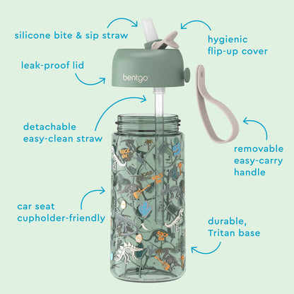 Bentgo Kids Prints Water Bottle (2-Pack)