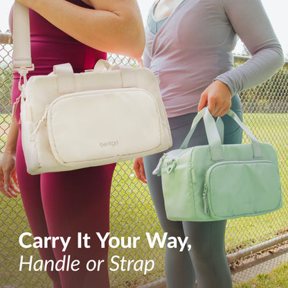 Bentgo® Insulated Lunch Bag - Bone | Carry It Your Way, Handle Or Strap