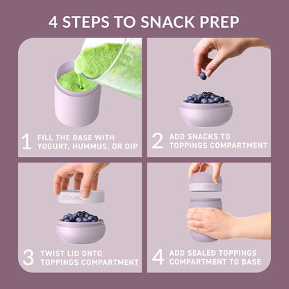 Bentgo® Modern Lunch Box & Snack Cup | Orchid
