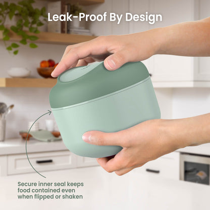 Bentgo® Bowl - Khaki Green | Leak-Proof By Design - Secure Inner Seal Keeps Food Contained Even When Flipped Or Shaken