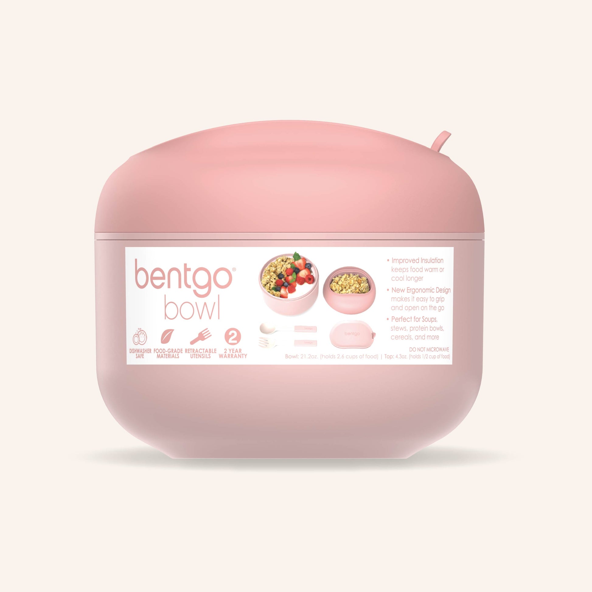 Bentgo® Bowl (2-Pack) - Blush | Packaging