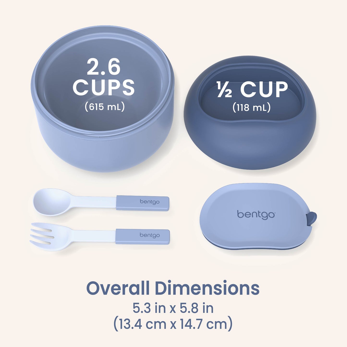 Bentgo® Bowl - Slate | Dimensions & What’s In The Box