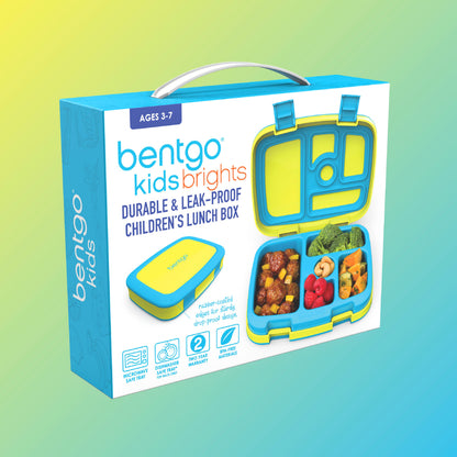 Bentgo® Kids Lunch Box - Citrus Yellow | Packaging