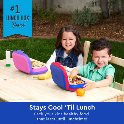Bentgo® Chill Kids Lunch Box - Royally Blue | Stays Cool 'Til Lunch - Pack Your Kids Healthy Food That Lasts Until Lunchtime