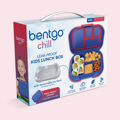 Bentgo® Chill Kids Lunch Box - Royally Blue | Packaging