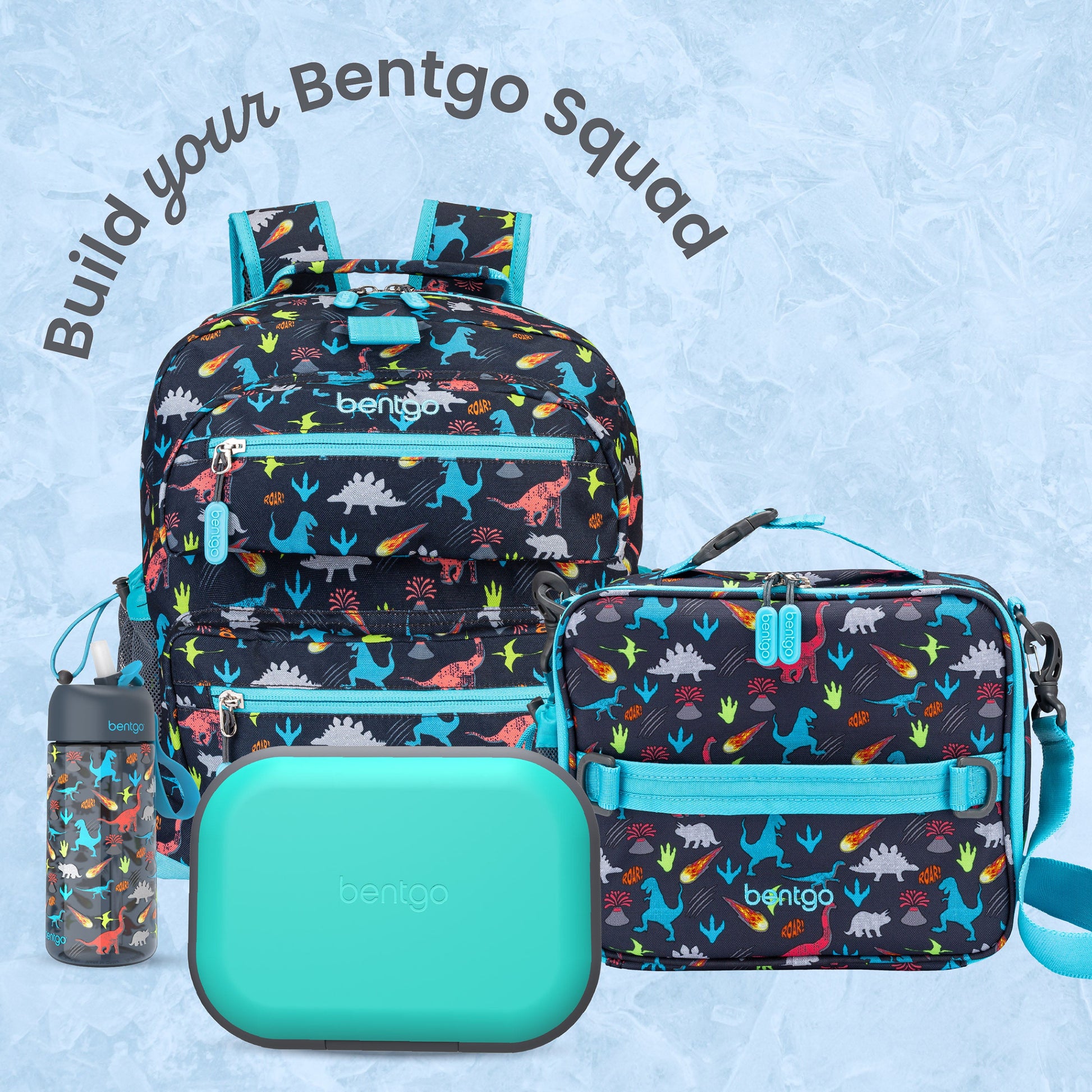 Bentgo® Chill Kids Lunch Box - Electric Aqua | Build Your Bentgo Squad