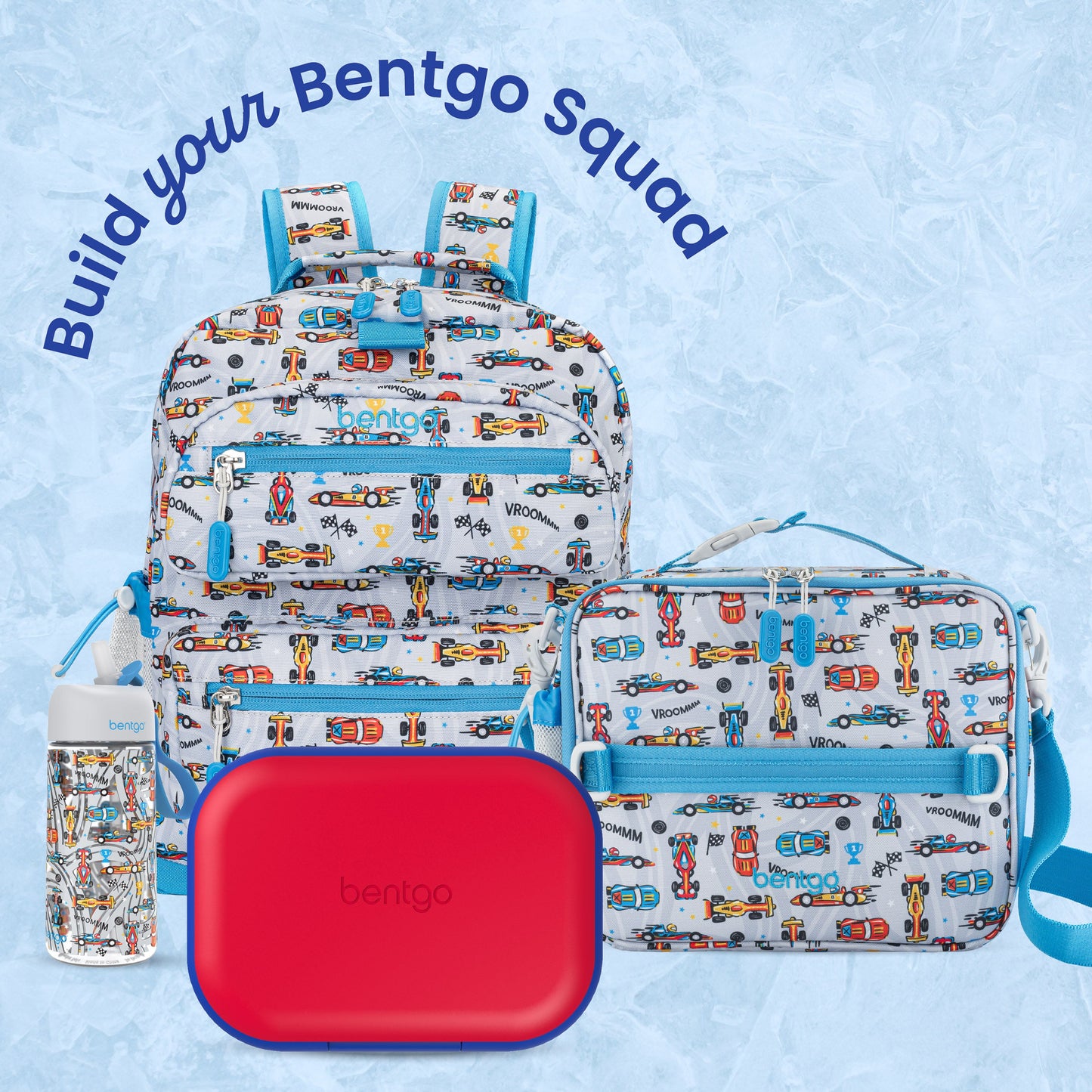 Bentgo® Chill Kids Lunch Box - Red/Royal | Build Your Bentgo Squad