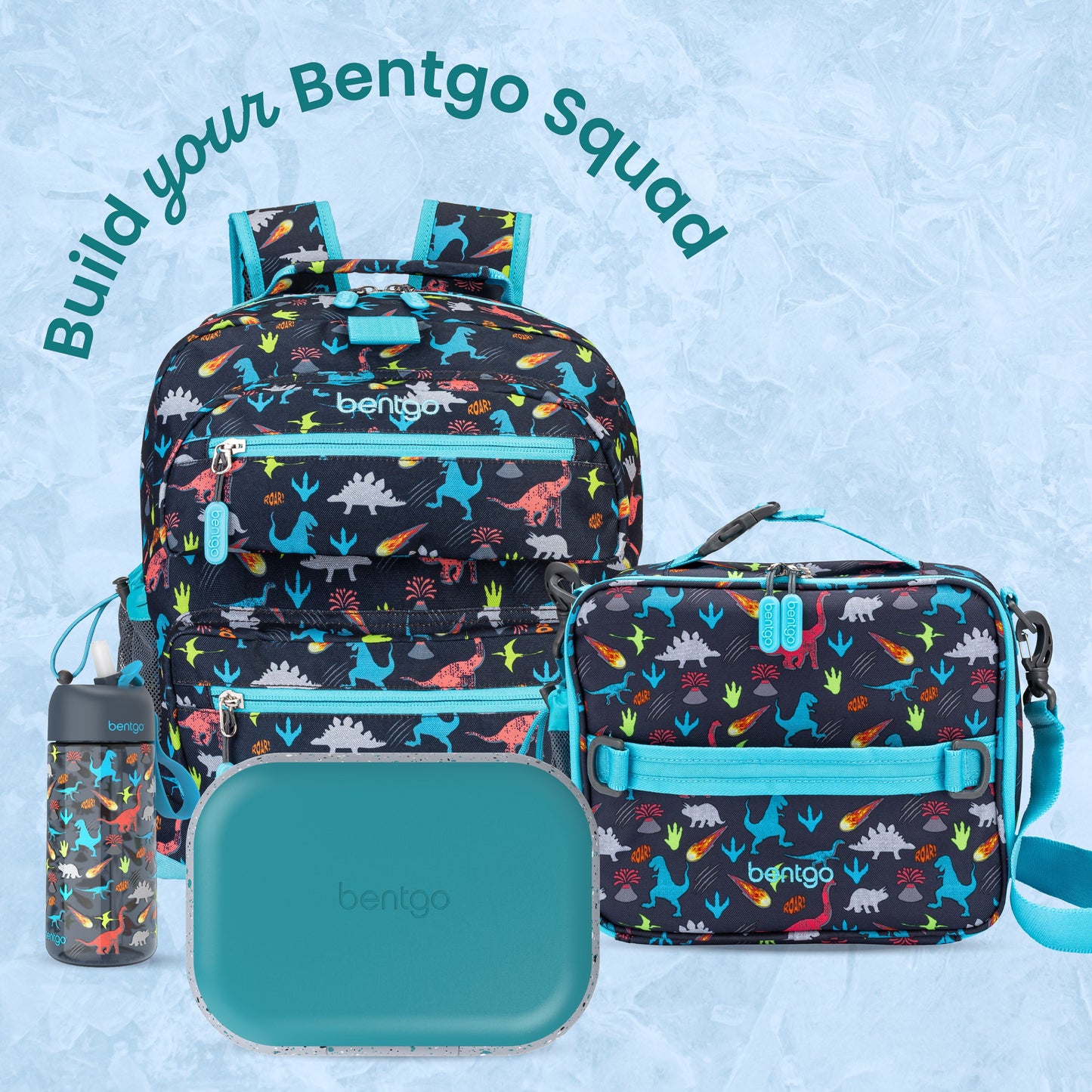 Bentgo® Chill Kids Lunch Box - Truly Teal Speckle | Build Your Bentgo Squad