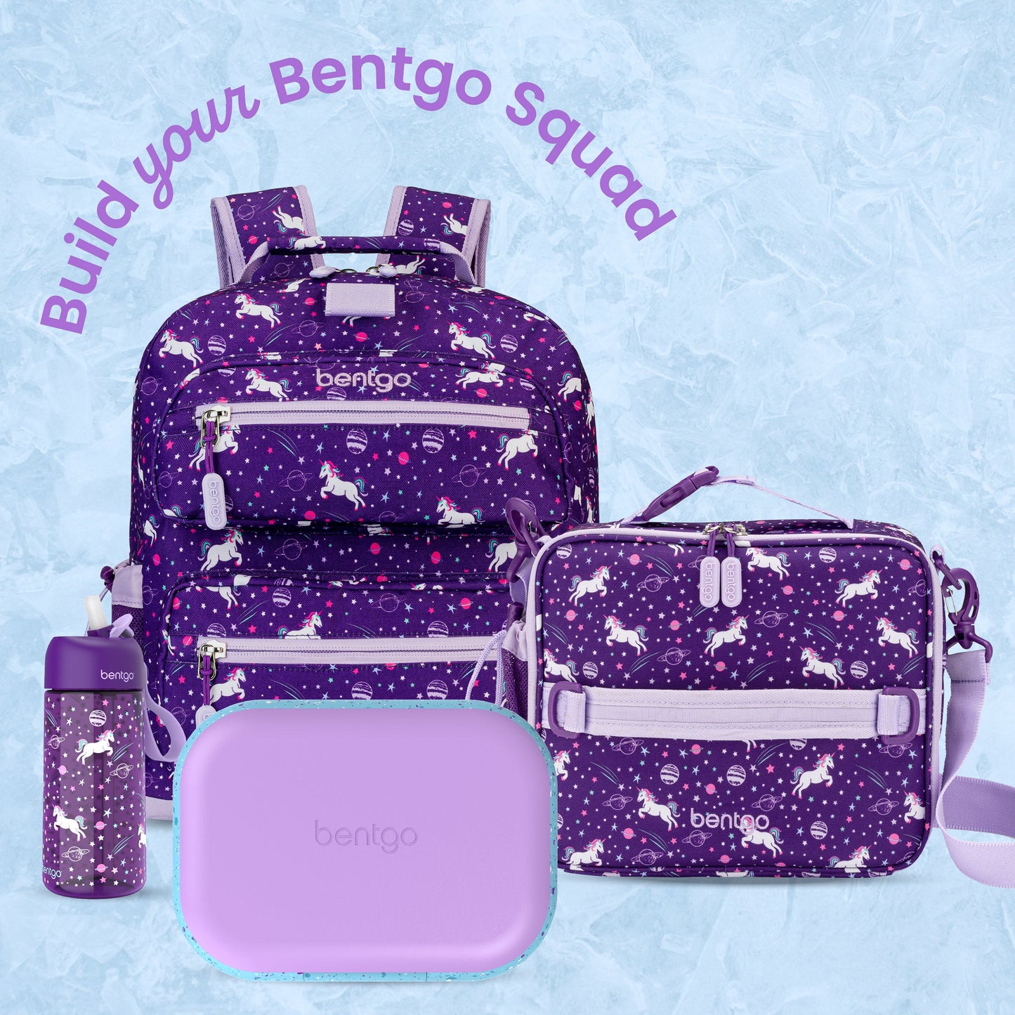 Bentgo® Chill Kids Lunch Box - Vivid Orchid Speckle | Build Your Bentgo Squad