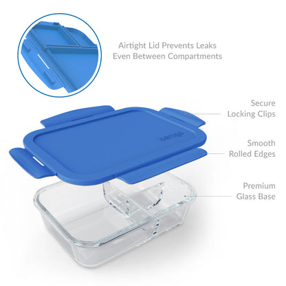 Bentgo Glass Lunch Container - Blue