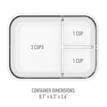 Bentgo Glass Lunch Container - Blue
