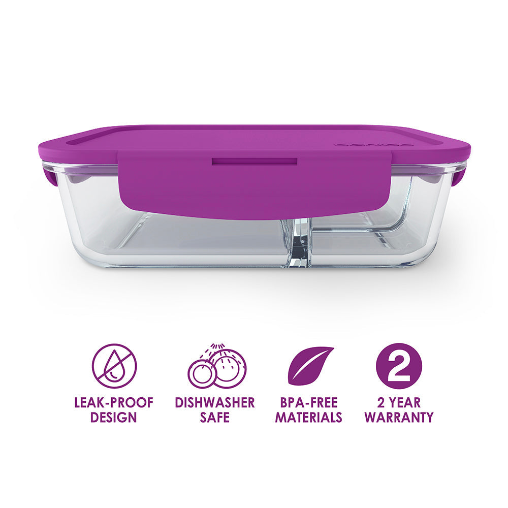 Bentgo Glass Lunch Container - Purple
