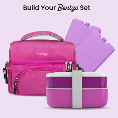 Bentgo Chillers Reusable Ice Packs (4-Pack) - Purple | Build Your Bentgo Set
