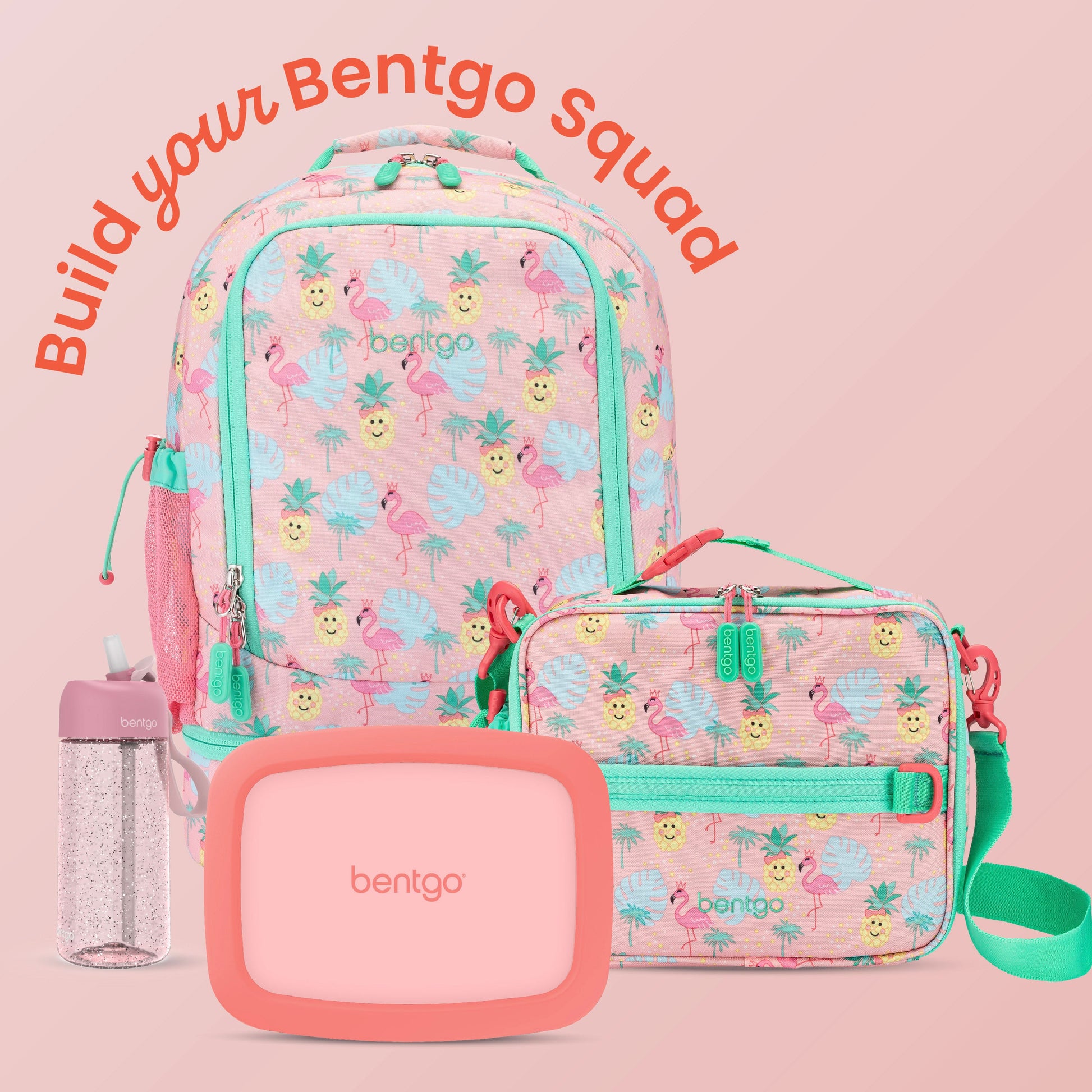 Bentgo® Kids Lunch Box - Coral | Build Your Bento Squad