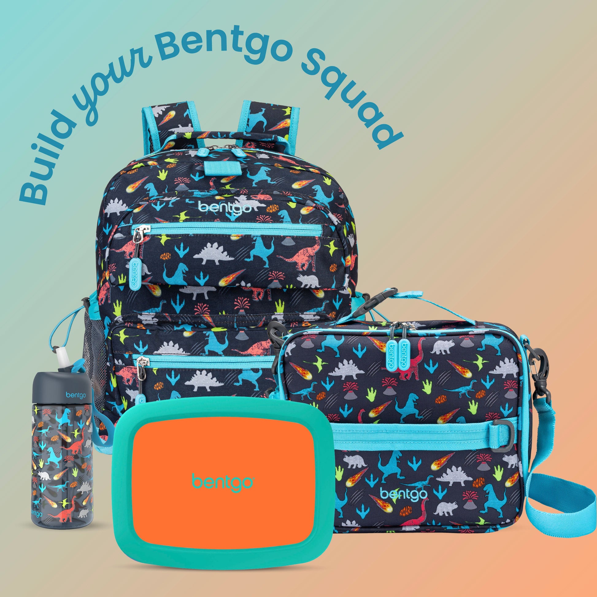 Bentgo® Kids Lunch Box - Orange | Build Your Bento Squad