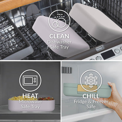 Bentgo® Modern Lunch Box - Orchid | Dishwasher, Microwave, Fridge & Freezer Safe