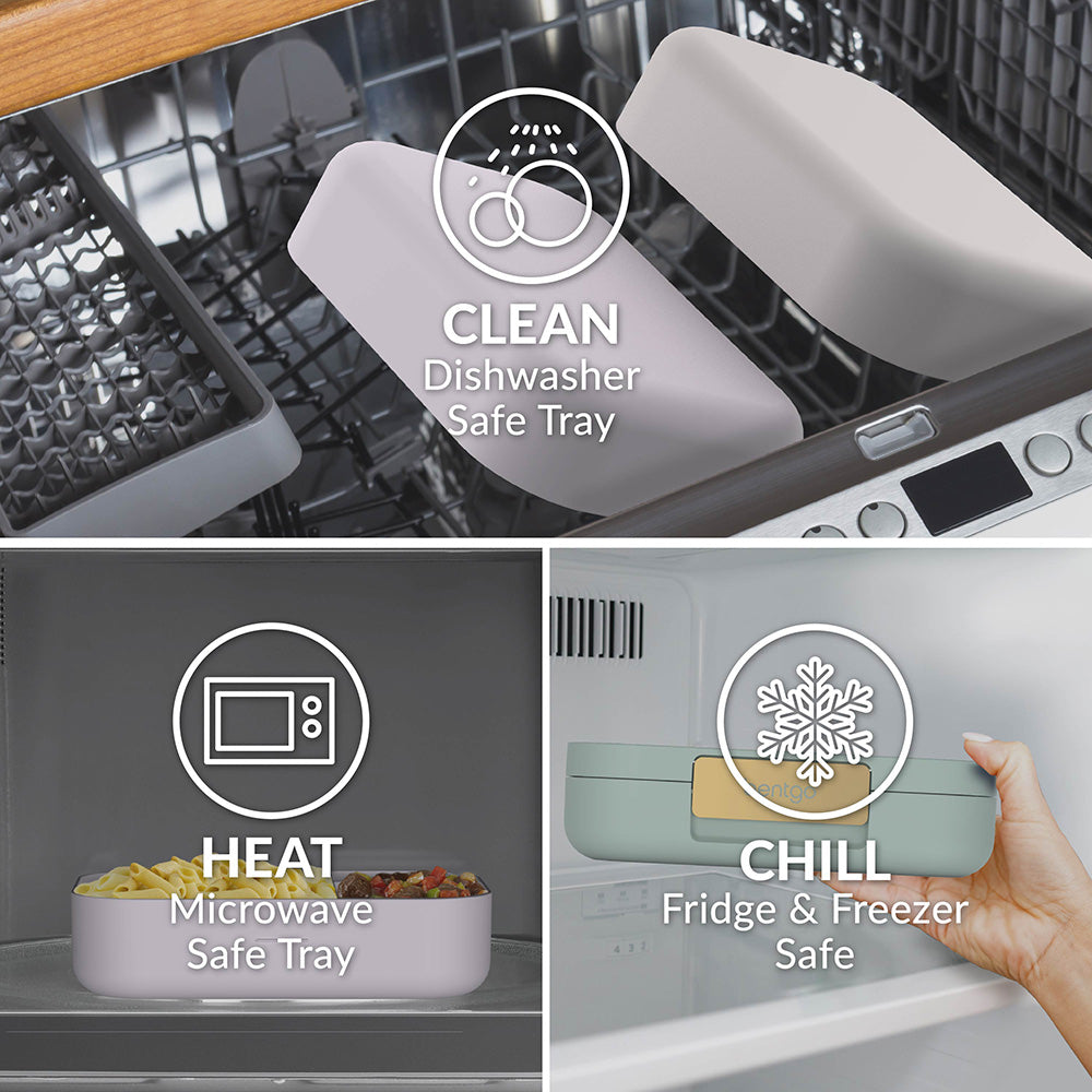 Bentgo® Modern Lunch Box - White | Dishwasher, Microwave, Fridge & Freezer Safe